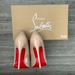 NUDE LOUBOUTIN HEELS
